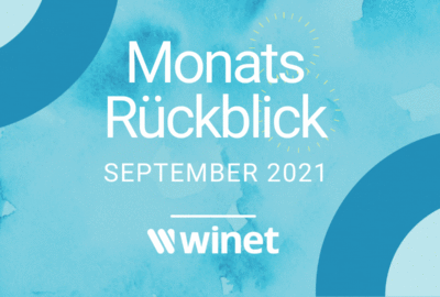 Winet Monatsrückblick September 2021