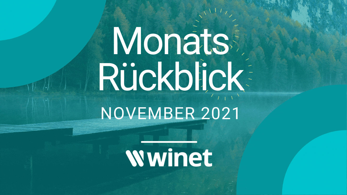Winet Monatsrückblick November