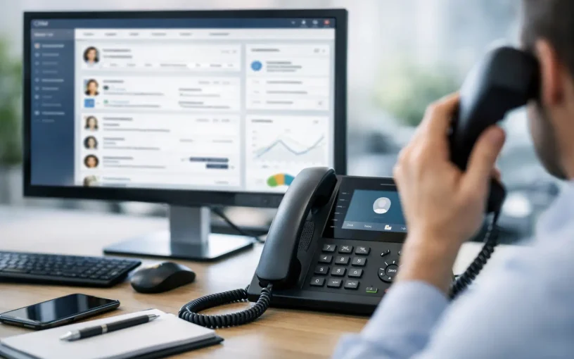 CRM mit Telefonanlage verbinden im Unternehmen