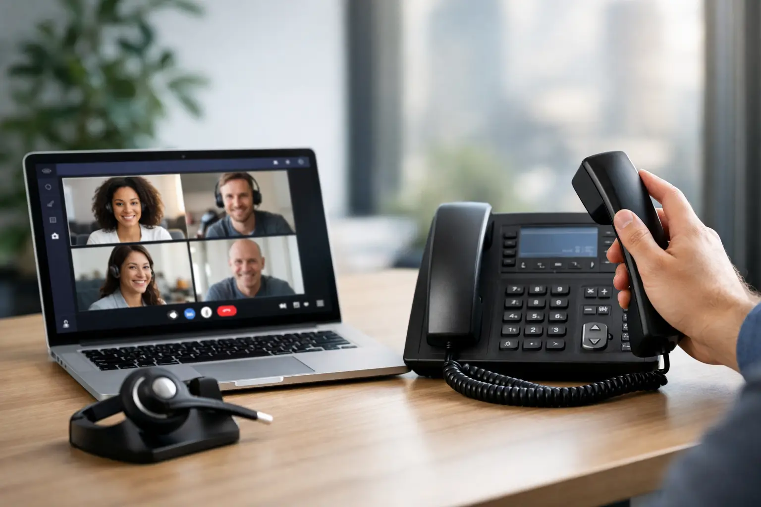 Using Microsoft Teams with Landline Telephony