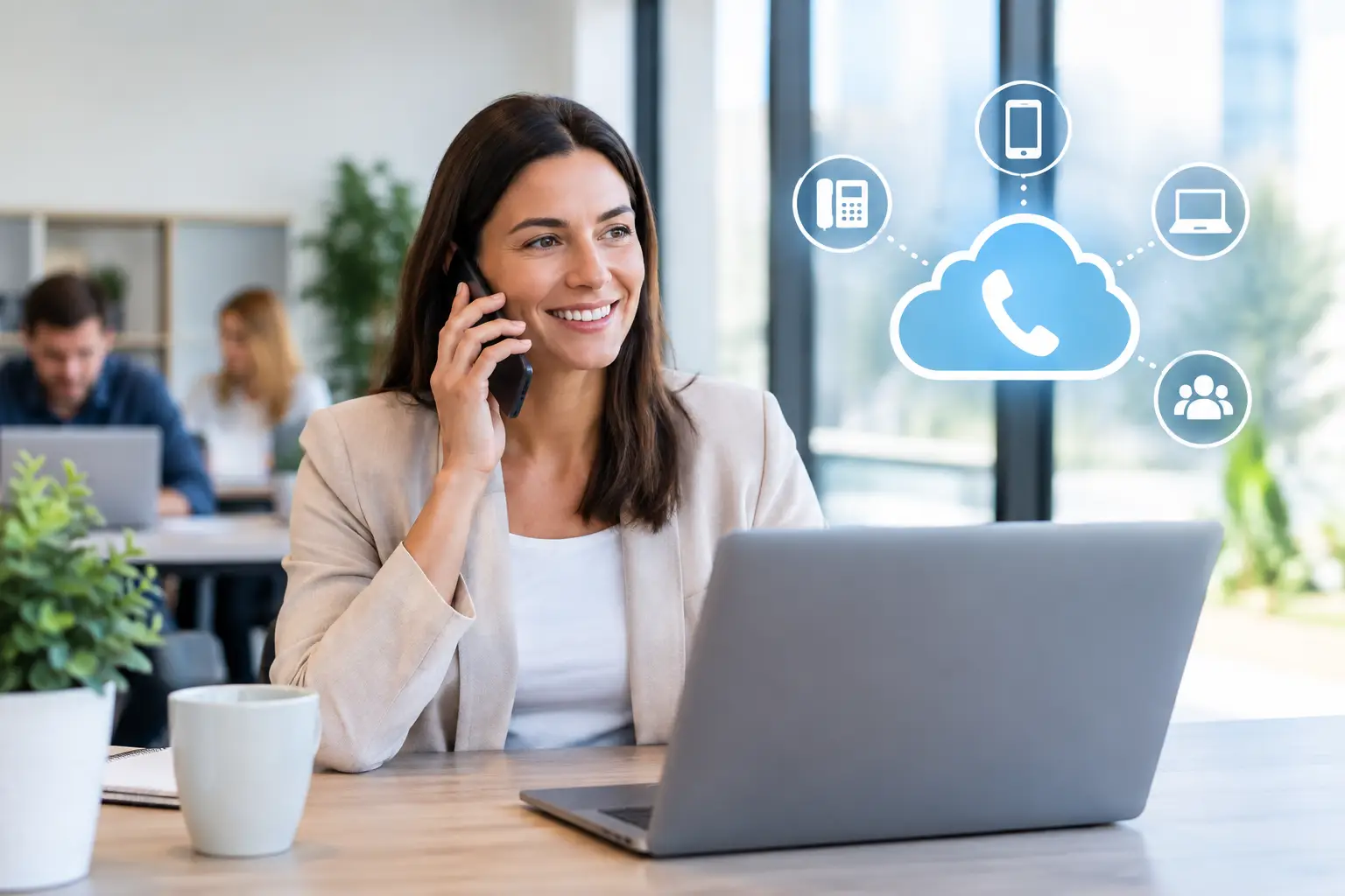 Sieben Vorteile einer Cloud PBX für Ihr KMU Sieben Vorteile einer Cloud PBX für Ihr KMU