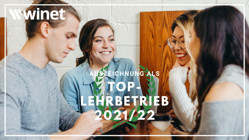 SIQT - Top Lehrbetrieb 2021-2022 - Winet