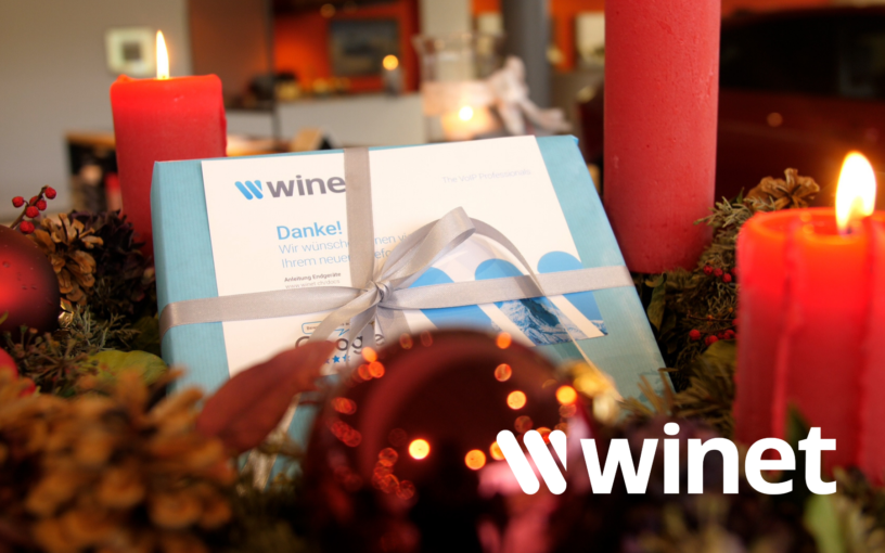 Winet Weihnachtsgeschenk-Aktion